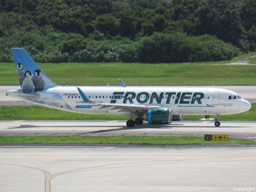Frontier Airlines Airbus A320-251N (N344FR) | Photo 518118