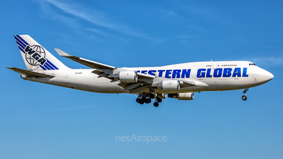 Western Global Airlines Boeing 747-446(BCF) (N344KD) at  Amsterdam - Schiphol, Netherlands
