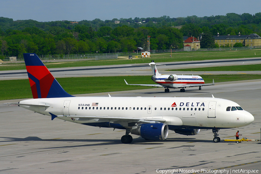Delta Air Lines Airbus A319-114 (N344NB) | Photo 8666