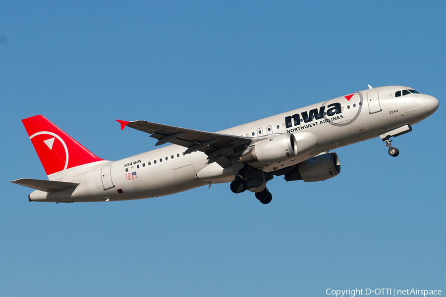 Northwest Airlines Airbus A320-212 (N344NW) | Photo 190501