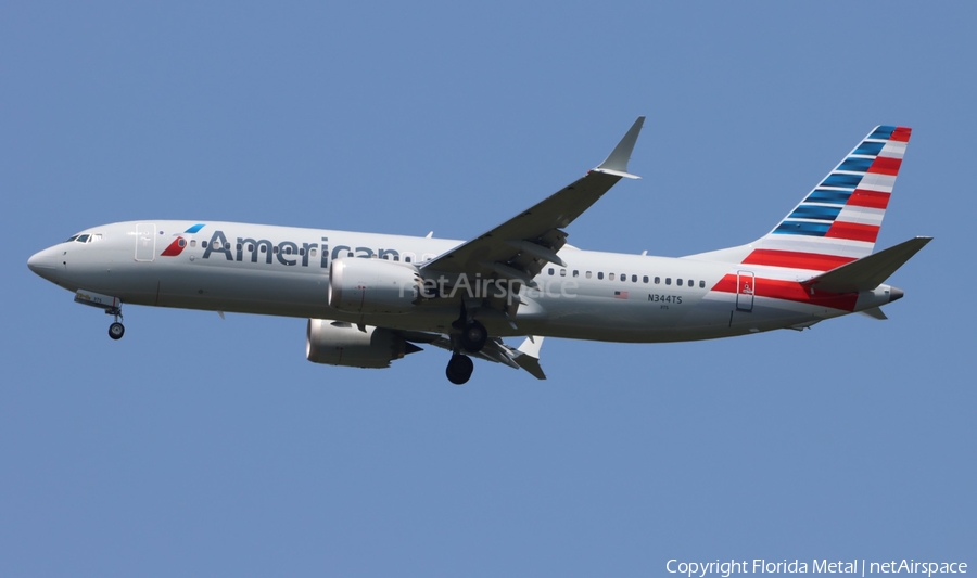 American Airlines Boeing 737-8 MAX (N344TS) | Photo 662851