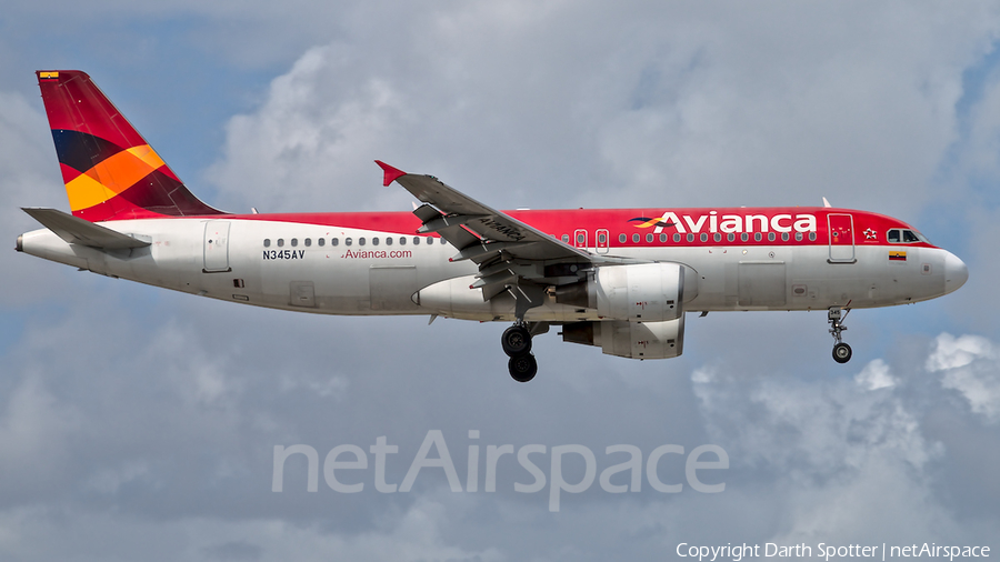 Avianca Airbus A320-214 (N345AV) | Photo 381894