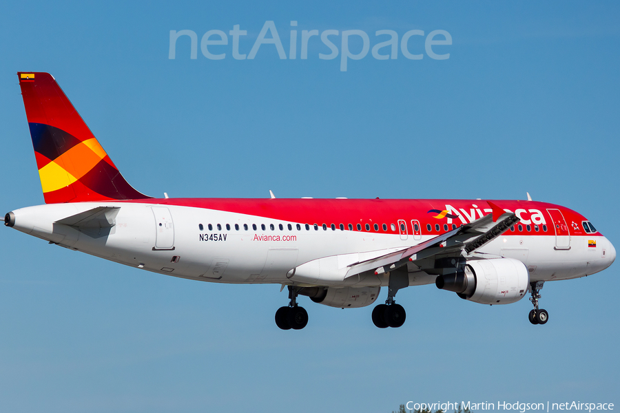 Avianca Airbus A320-214 (N345AV) | Photo 97070