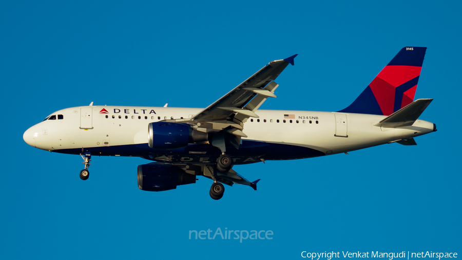 Delta Air Lines Airbus A319-114 (N345NB) | Photo 193626