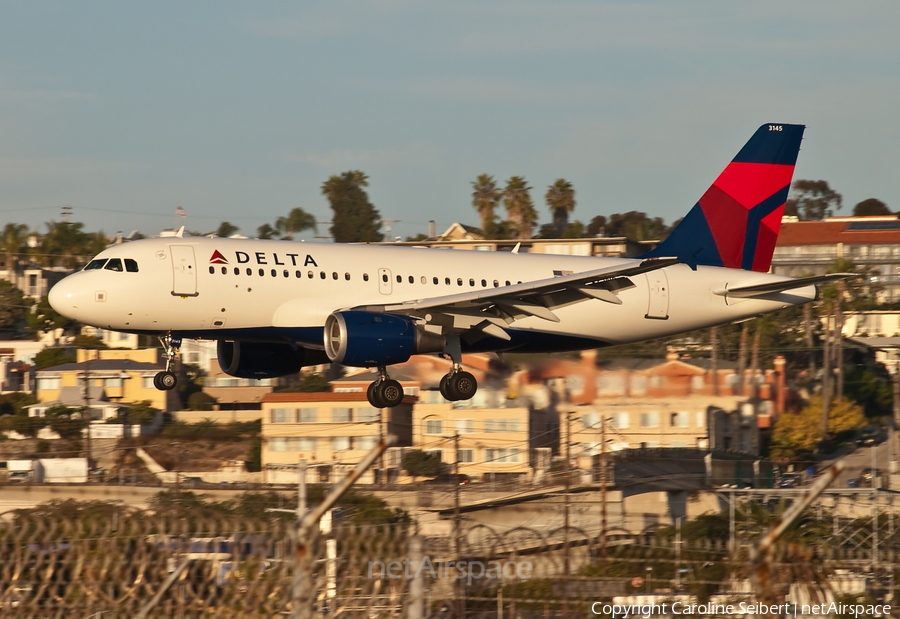 Delta Air Lines Airbus A319-114 (N345NB) | Photo 92344