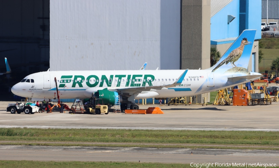 Frontier Airlines Airbus A320-251N (N346FR) | Photo 483038