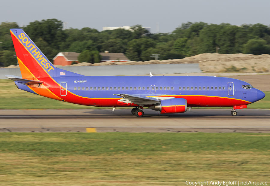 Southwest Airlines Boeing 737-3H4 (N346SW) | Photo 381390