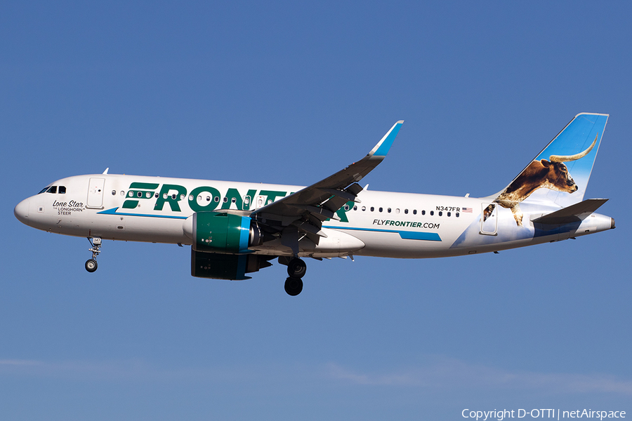 Frontier Airlines Airbus A320-251N (N347FR) | Photo 547068