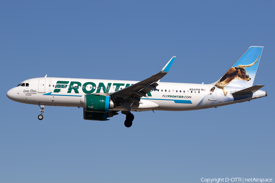 Frontier Airlines Airbus A320-251N (N347FR) | Photo 555859