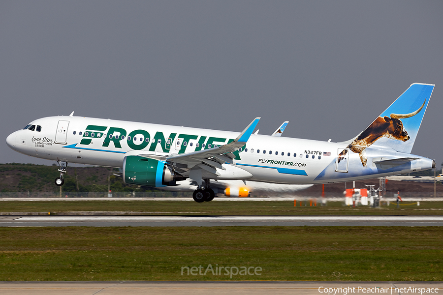 Frontier Airlines Airbus A320-251N (N347FR) | Photo 317003