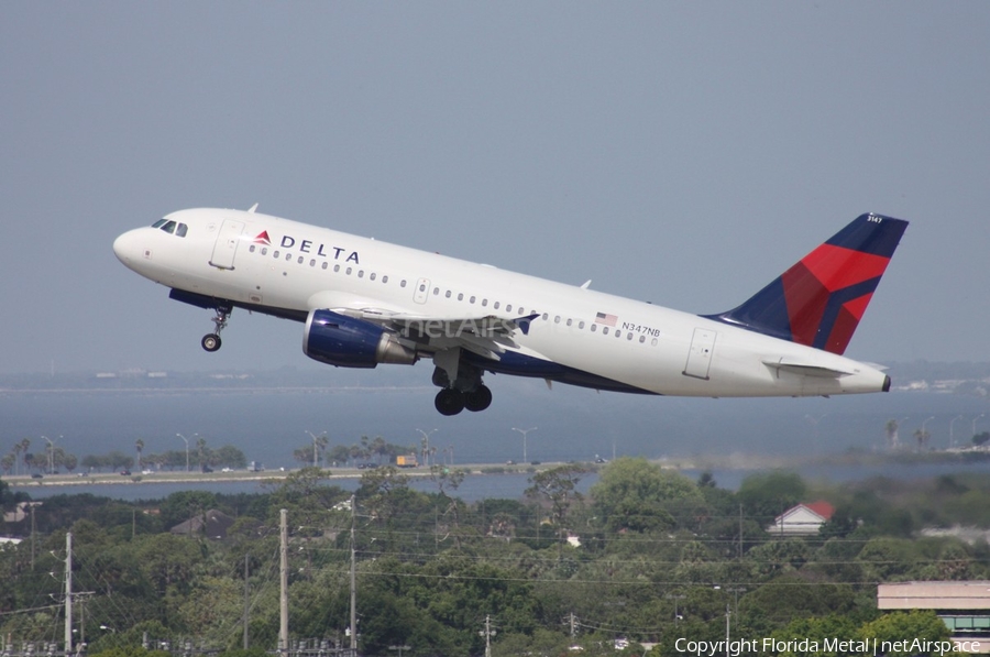 Delta Air Lines Airbus A319-114 (N347NB) | Photo 331326