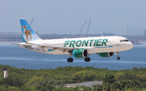 Frontier Airlines Airbus A320-251N (N348FR) at  Tampa - International, United States