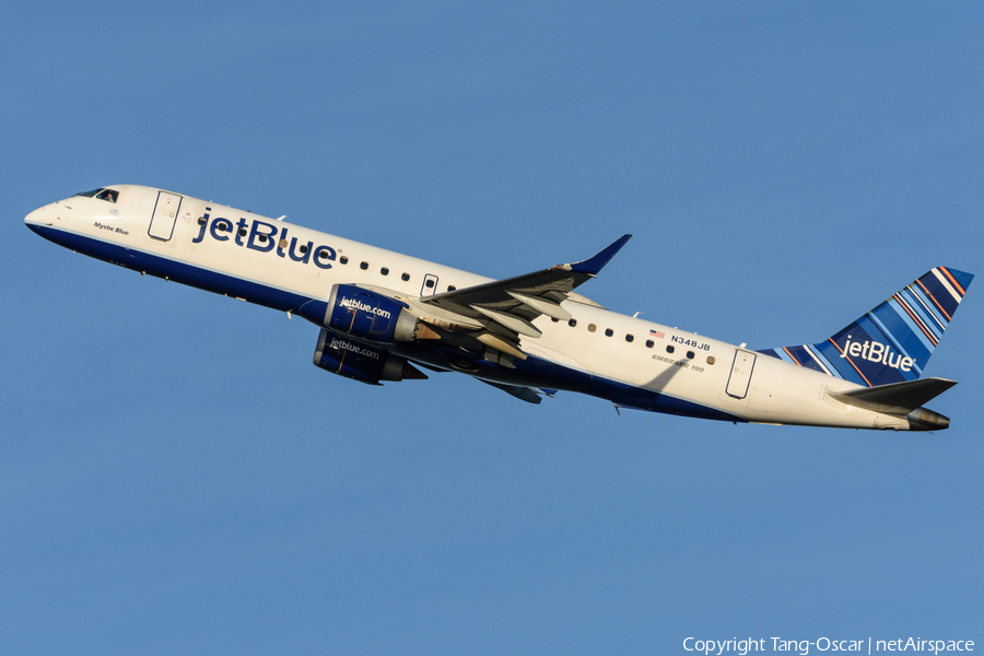 JetBlue Airways Embraer ERJ-190AR (ERJ-190-100IGW) (N348JB) | Photo 292681