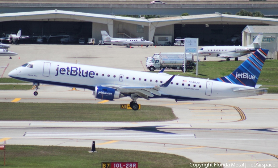 JetBlue Airways Embraer ERJ-190AR (ERJ-190-100IGW) (N348JB) | Photo 300313