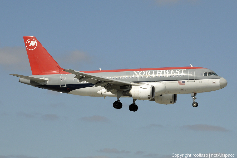 Northwest Airlines Airbus A319-114 (N348NB) | Photo 19258