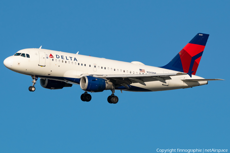 Delta Air Lines Airbus A319-114 (N349NB) | Photo 587466