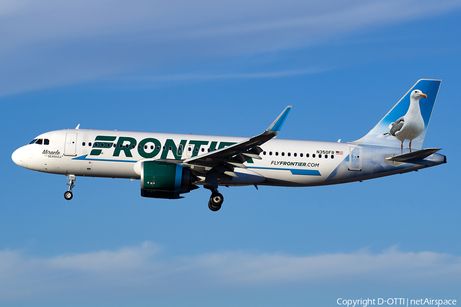 Frontier Airlines Airbus A320-251N (N350FR) | Photo 547937