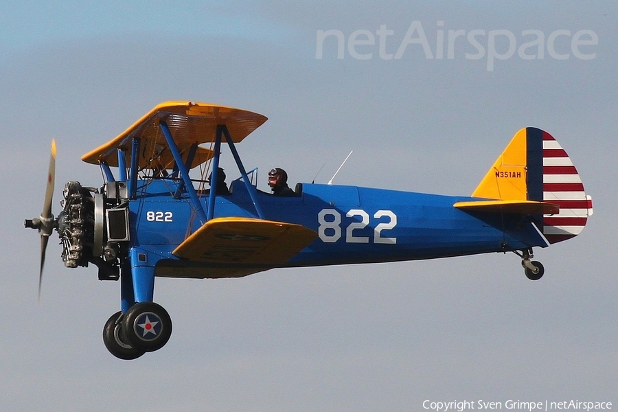 (Private) Boeing Stearman A75N1 (N351AH) | Photo 458224