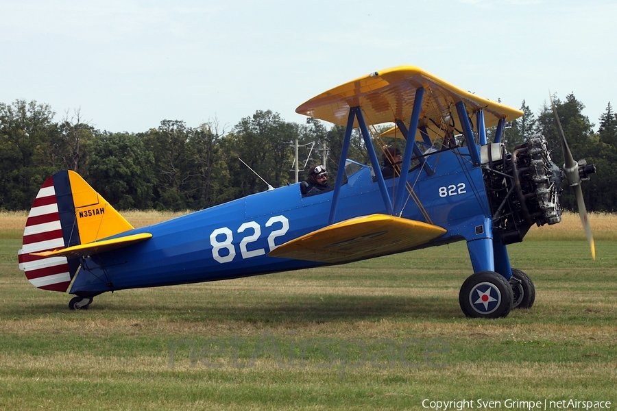 (Private) Boeing Stearman A75N1 (N351AH) | Photo 578950