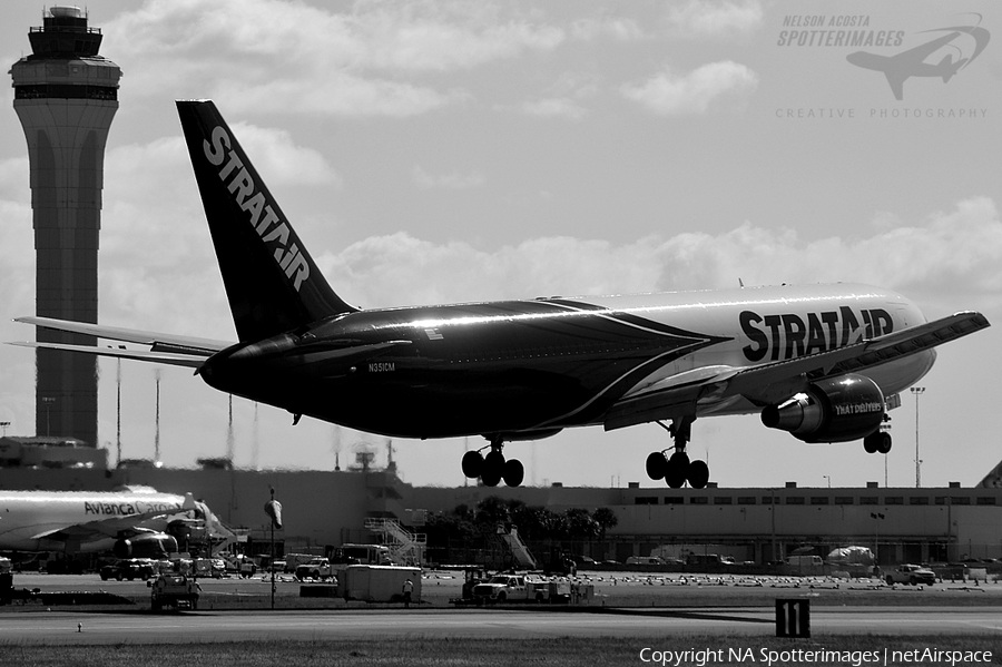 StratAir (Northern Air Cargo) Boeing 767-323(ER)(BDSF) (N351CM) | Photo 322776