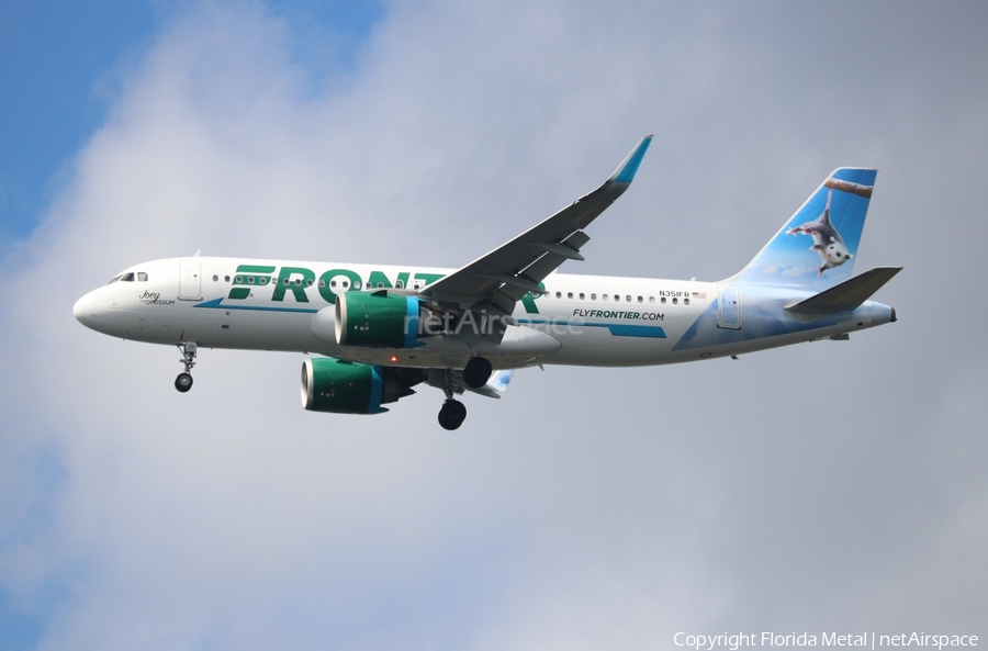 Frontier Airlines Airbus A320-251N (N351FR) | Photo 611341