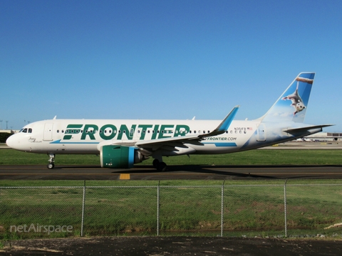 Frontier Airlines Airbus A320-251N (N351FR) at  San Juan - Luis Munoz Marin International, Puerto Rico