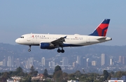 Delta Air Lines Airbus A319-114 (N351NB) at  Los Angeles - International, United States