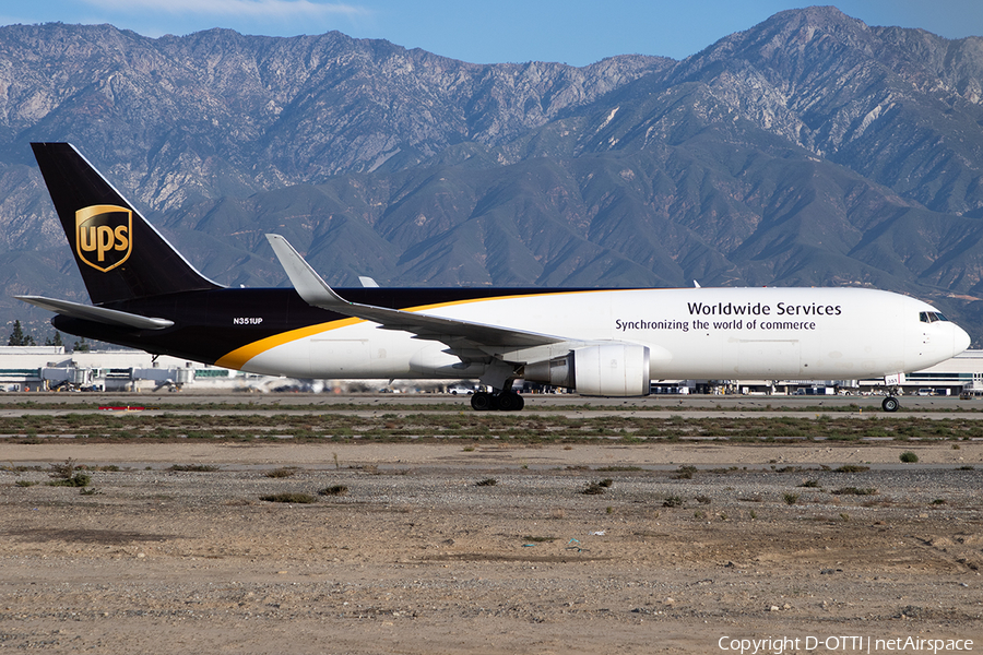 United Parcel Service Boeing 767-34AF(ER) (N351UP) | Photo 557865