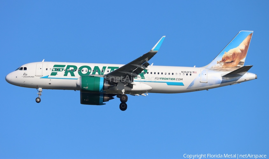 Frontier Airlines Airbus A320-251N (N352FR) | Photo 483043
