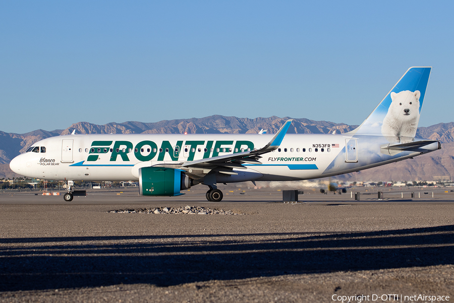 Frontier Airlines Airbus A320-251N (N353FR) | Photo 551511