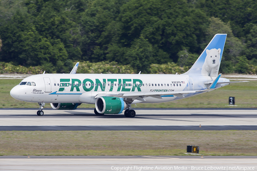 Frontier Airlines Airbus A320-251N (N353FR) | Photo 467114