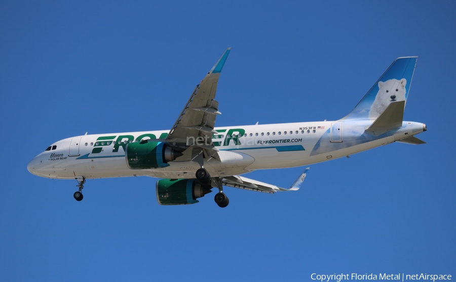 Frontier Airlines Airbus A320-251N (N353FR) | Photo 580649