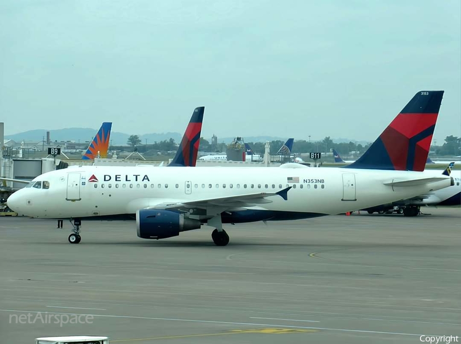 Delta Air Lines Airbus A319-114 (N353NB) | Photo 567548