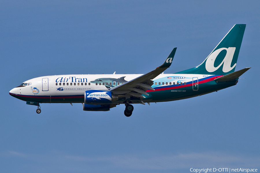 AirTran Airways Boeing 737-7BD (N354AT) | Photo 364637