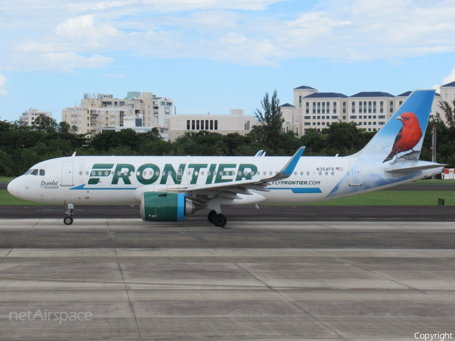 Frontier Airlines Airbus A320-251N (N354FR) | Photo 528871