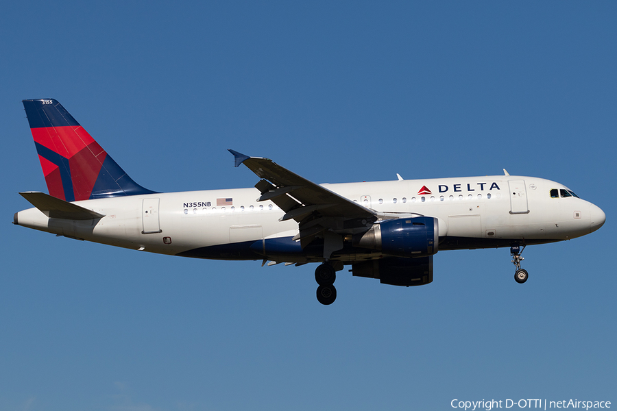 Delta Air Lines Airbus A319-114 (N355NB) | Photo 181819