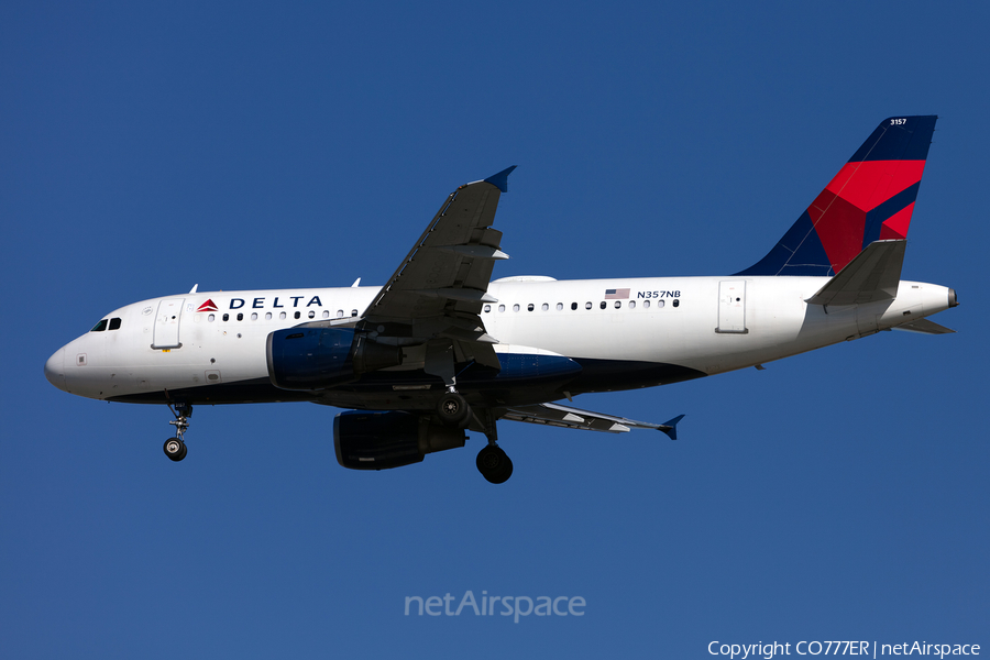 Delta Air Lines Airbus A319-114 (N357NB) | Photo 433615