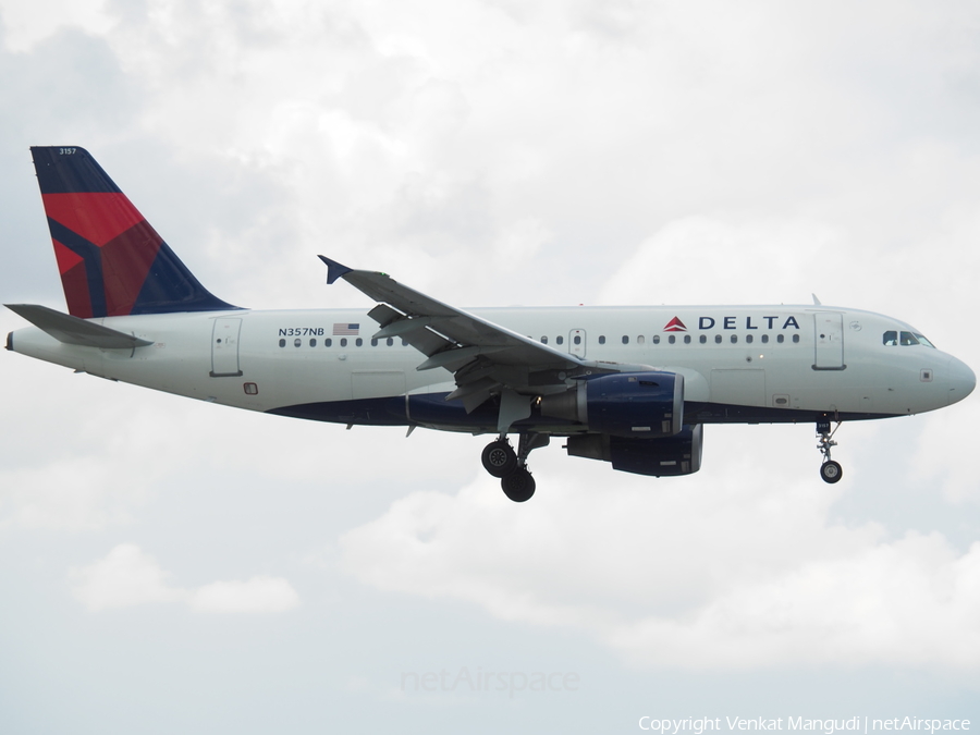 Delta Air Lines Airbus A319-114 (N357NB) | Photo 135206