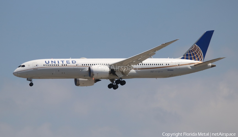 United Airlines Boeing 787-9 Dreamliner (N35953) | Photo 310868