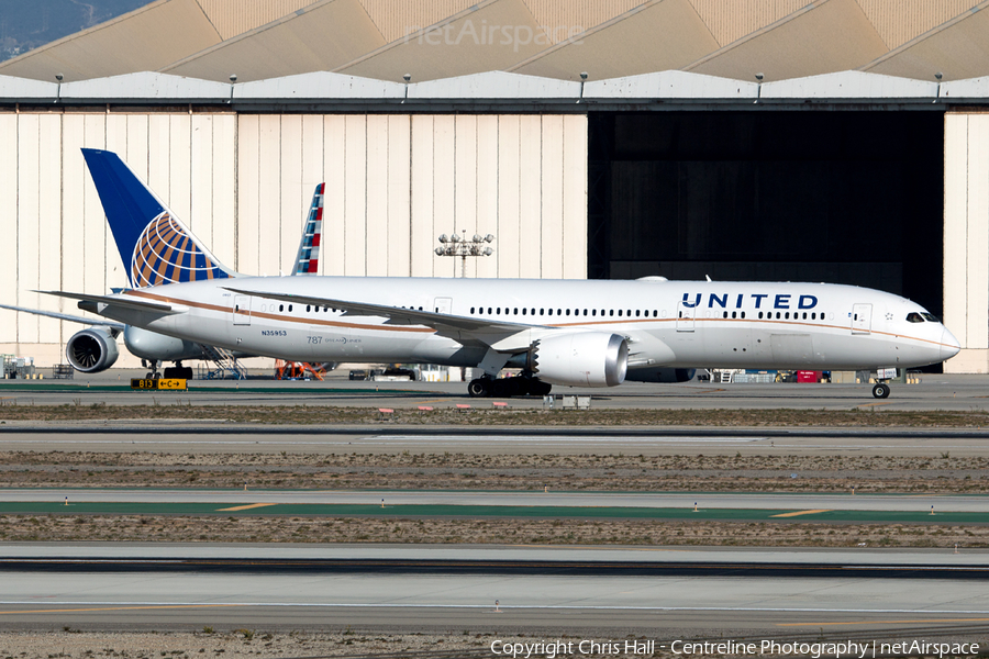 United Airlines Boeing 787-9 Dreamliner (N35953) | Photo 95090