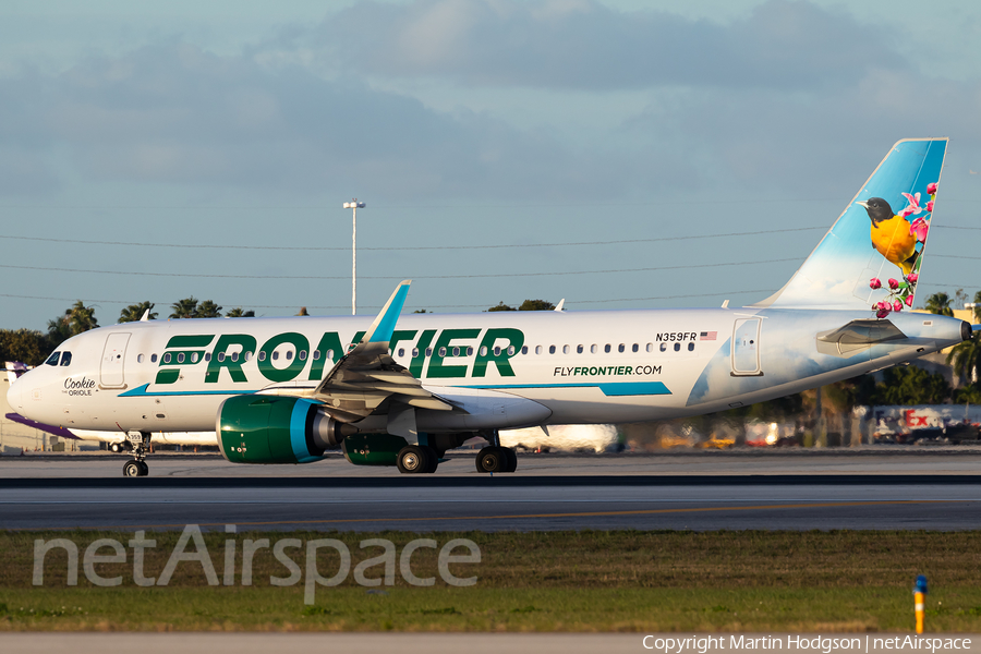 Frontier Airlines Airbus A320-251N (N359FR) | Photo 664730