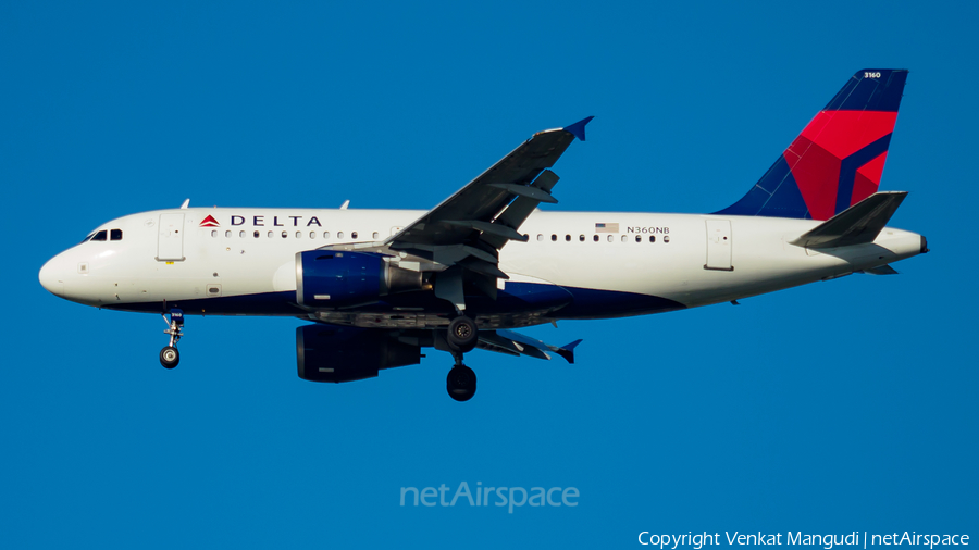 Delta Air Lines Airbus A319-114 (N360NB) | Photo 193628