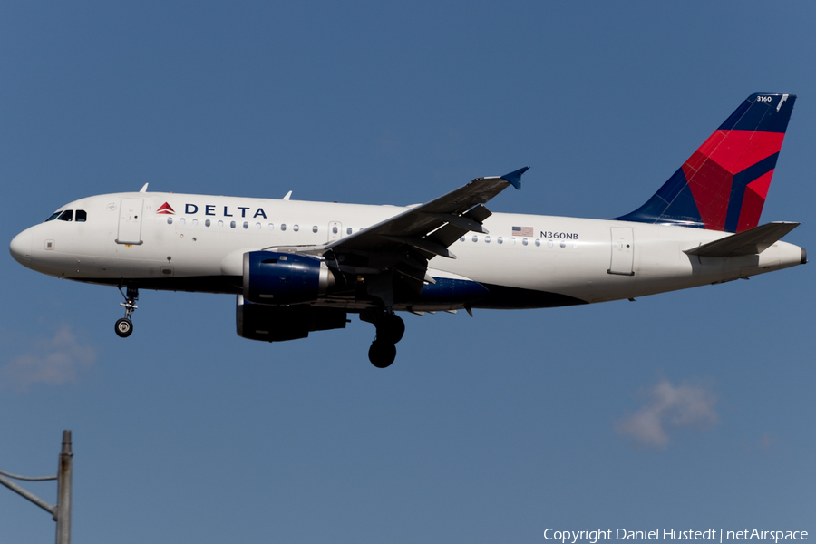 Delta Air Lines Airbus A319-114 (N360NB) | Photo 446798