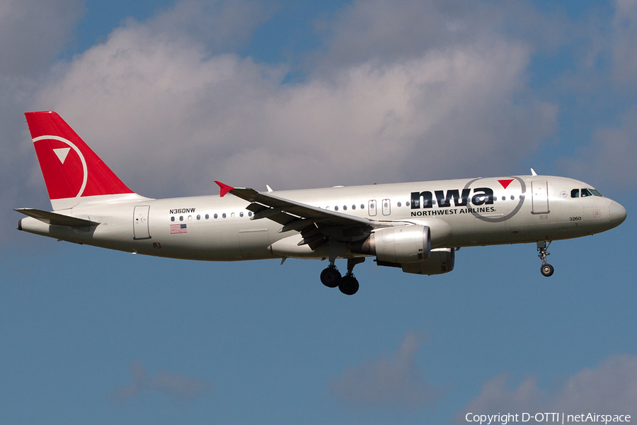 Northwest Airlines Airbus A320-212 (N360NW) | Photo 230432