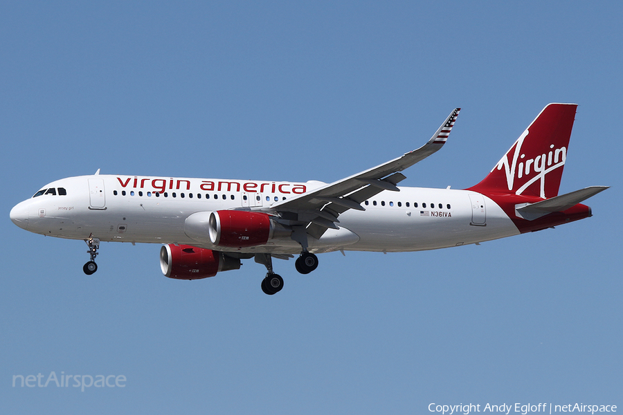 Virgin America Airbus A320-214 (N361VA) | Photo 198259