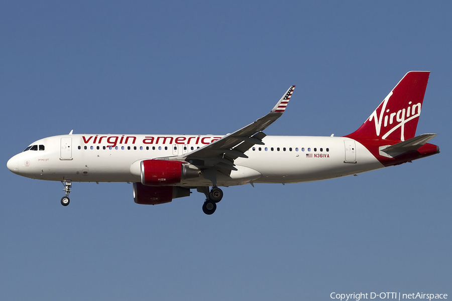 Virgin America Airbus A320-214 (N361VA) | Photo 457465