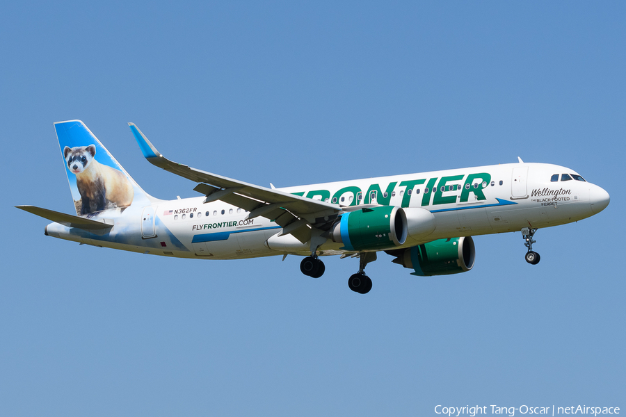 Frontier Airlines Airbus A320-251N (N362FR) | Photo 631915