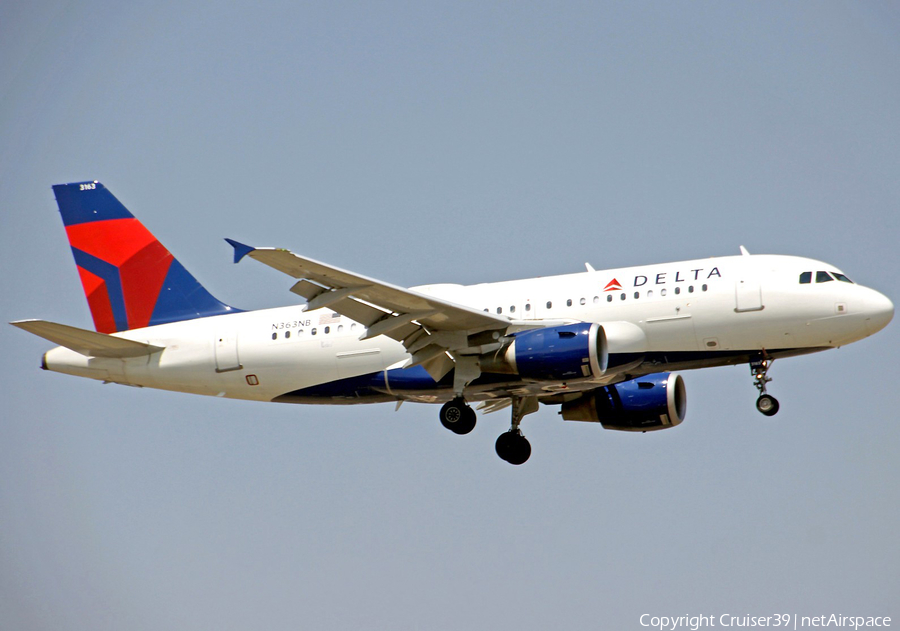 Delta Air Lines Airbus A319-114 (N363NB) | Photo 261290