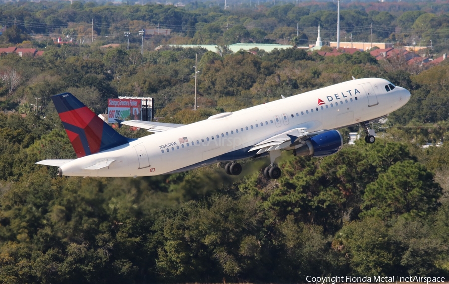 Delta Air Lines Airbus A320-212 (N363NW) | Photo 581098