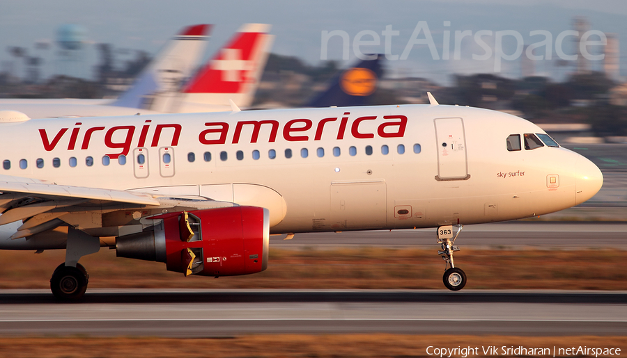Virgin America Airbus A320-214 (N363VA) | Photo 118640